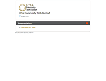 Tablet Screenshot of icta9.bomgar.com
